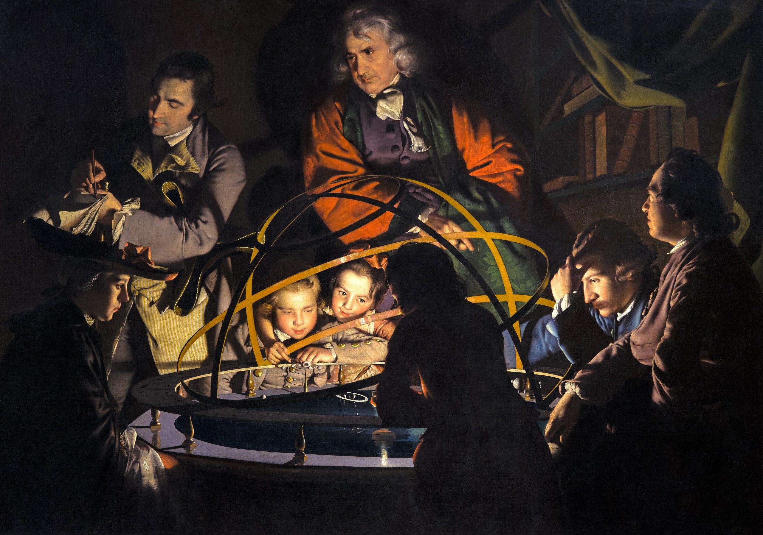 Joseph Wright of Derby, A Philosopher Lecturing on the Orrery (1766)